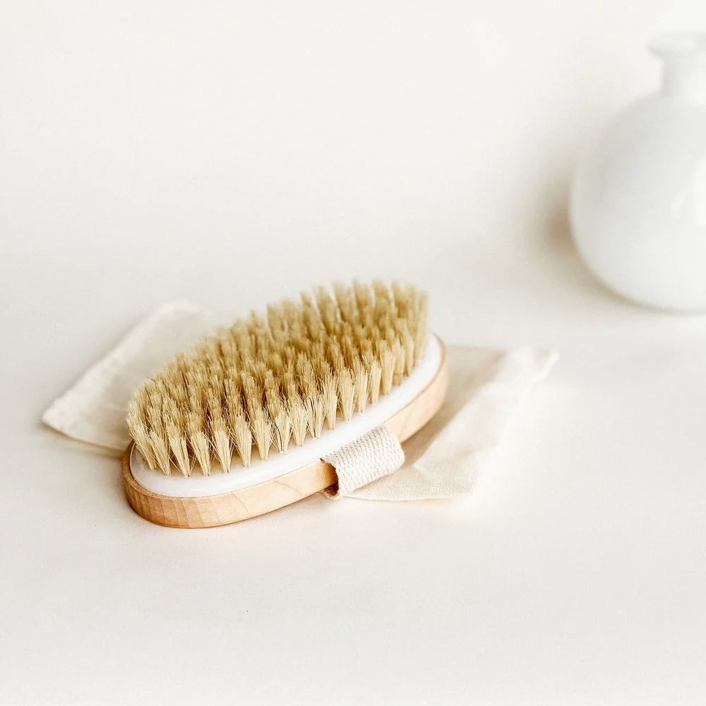Brosse à sec drainage lymphatique